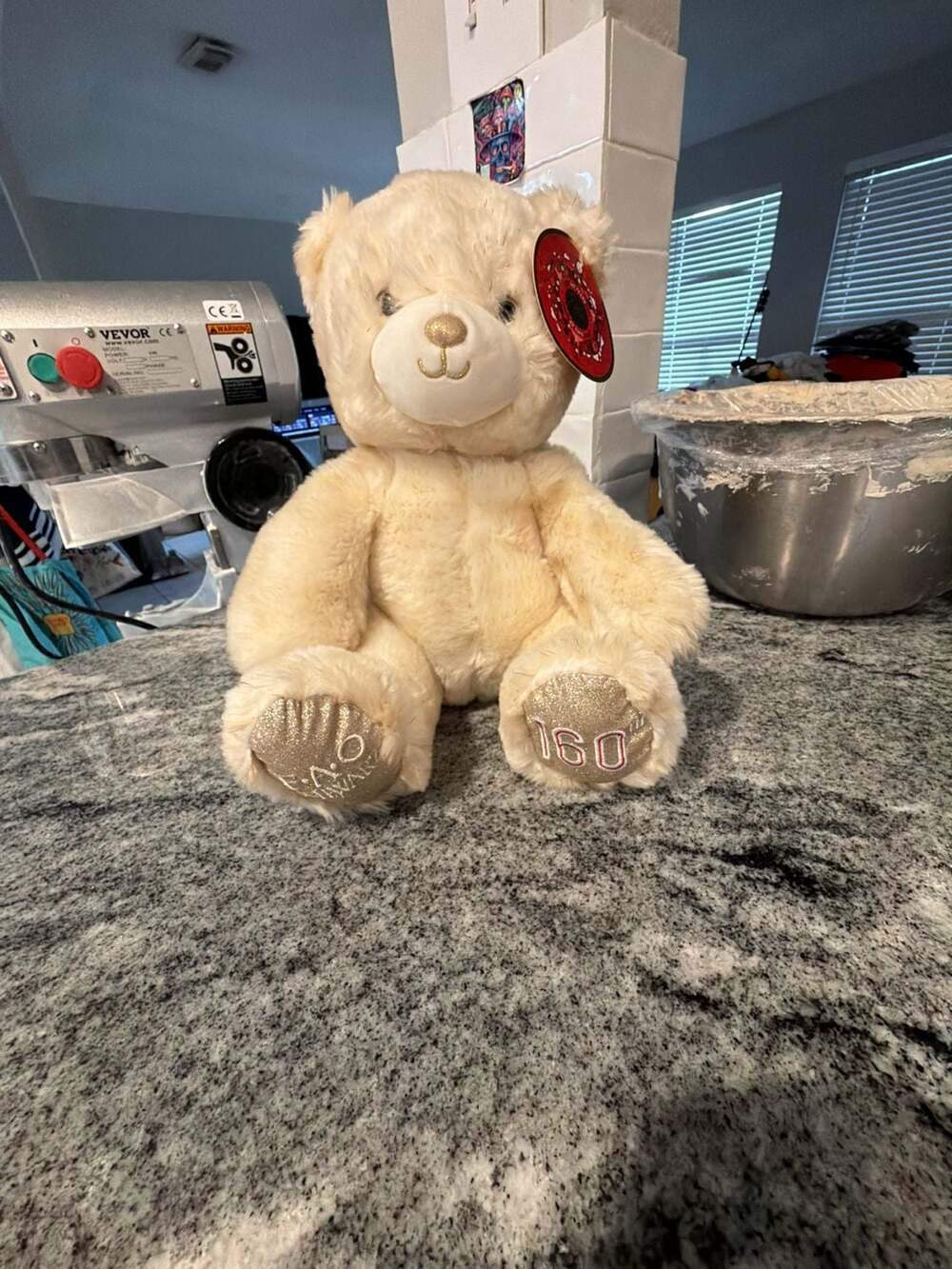 Fao Schwarz 160 Years Of Toys Glitter Bear 12 Inch Stuffed